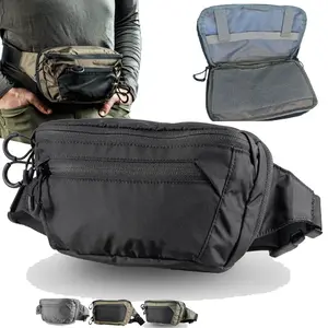 Tactical Waist Bag Hiking Climbing Hunting Chest Bag for Men Sports Cycling Running Camping Crossbody Bags With Gun Holder Pack Mandalala Print Waist Pack