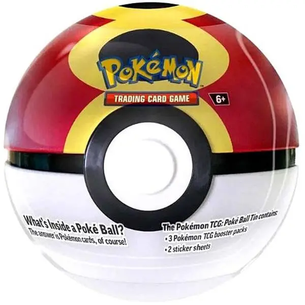 Pokeball Tin - Collectible Storage Container for Non-Sports Trading Cards & Accessories