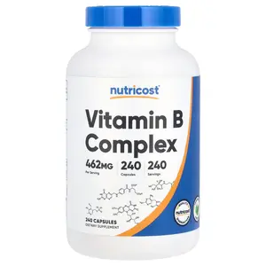 Nutricost Vitamin B Complex, 462 mg, 240 Capsules