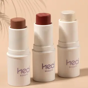 3 in 1 Cream Makeup Set, 3 Counts/set Blush Contour High Pigment Makeup Set for Travel Dating Party Use, Durable Makeup Sets, Great for Birthday Gift