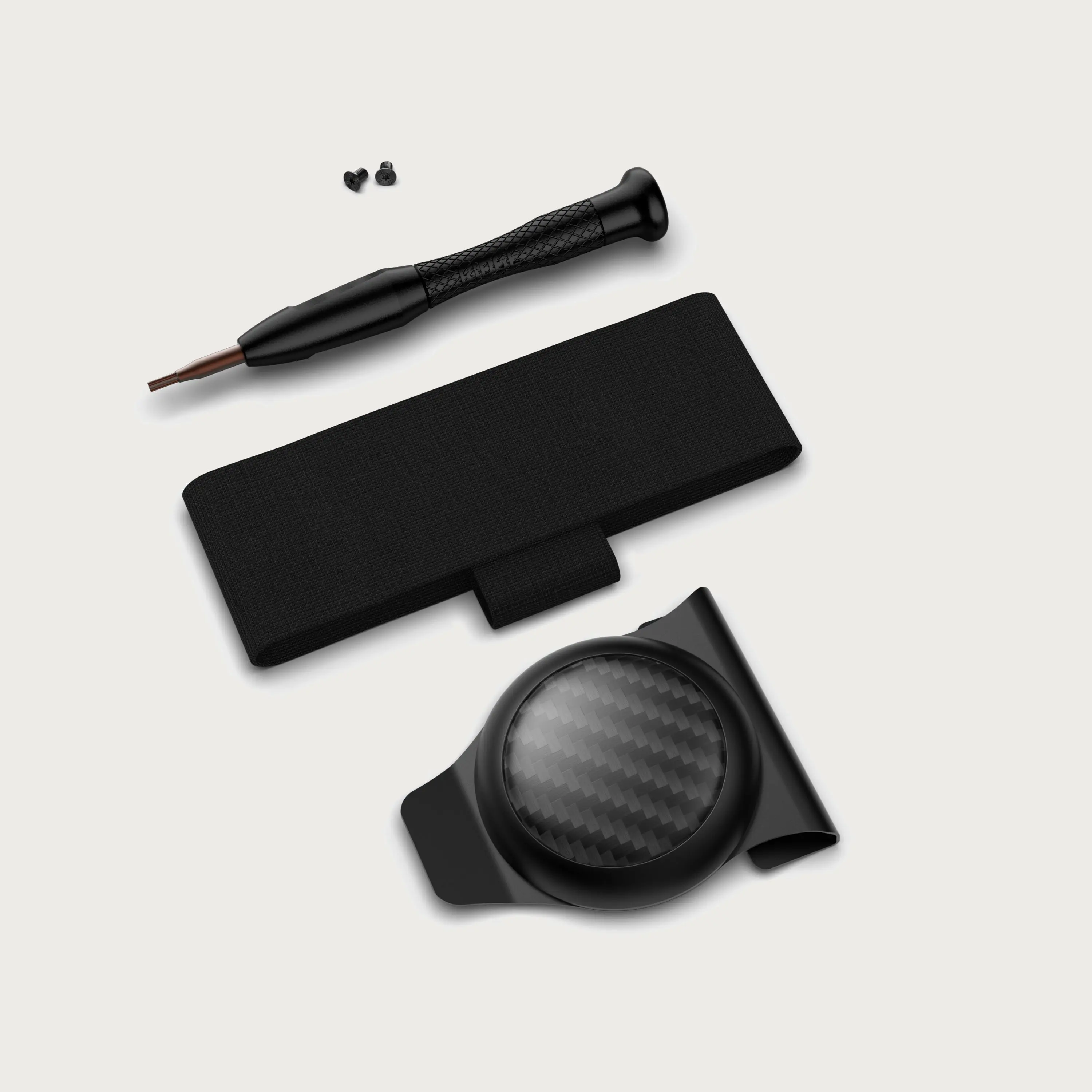 Carbon AirTag Money Clip