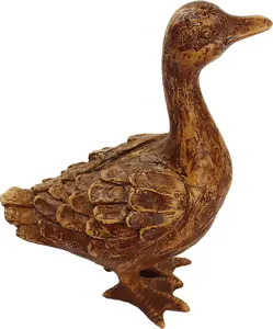 Duck  Decor Statue Rustic  Decorations for Living Room, Boho Sculpture   Collectible Figurines for Indoor Decor