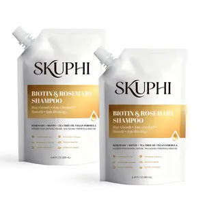 SKUPHI Organic Rosemary Hair Growth Shampoo,Anti-Hair Fall Hair Loss Treatment  for Women and Men- Oil Control Anti Dandruff Haircare Rosemary Zinc PCA Help Hair Growth, Hydrolyzed Protein Repair,Scalp Cleanser Conditioner,8.45 fl.oz,Buy 1 Get 1 Free