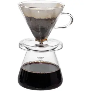 GLASS COFFEE DRIPPER SET