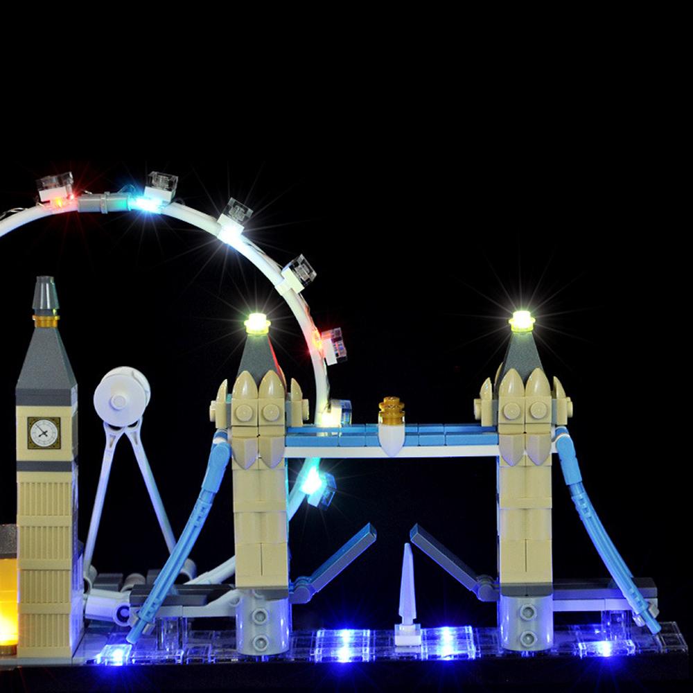 LYBMTWF LED Lighting Kit for LEGO Architecture Series: London Skyline 21034 (Building Bricks Not Included)