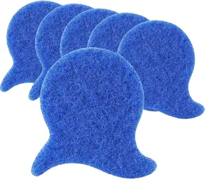 Pet Hair Remover for Laundry, 6PCS Reusable Dog & Cat Hair Remover Tool - Removes Pet Fur, Hair, Lint, Dander from Clothes &Washing Machine. (Blue, Fish Tail)