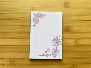 Cherry Blossom Memo Pad | Pink