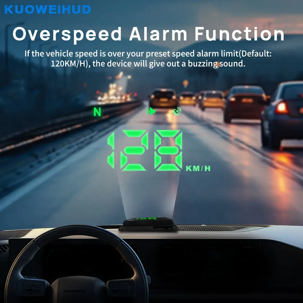 Head up Display Car GPS Digital Speedometer Car Truck Motorcycle Head Up Display Odometer HUD MPH Car Tools Accessory