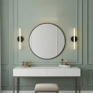 2-Pack Modern LED Wall Lights, 3 Color Temperatures, Ambient Vanity Mirror Light, Atmosphere Light, Atmosphere Lighting, Rechargeable, for Bedroom, Hallway, Etc