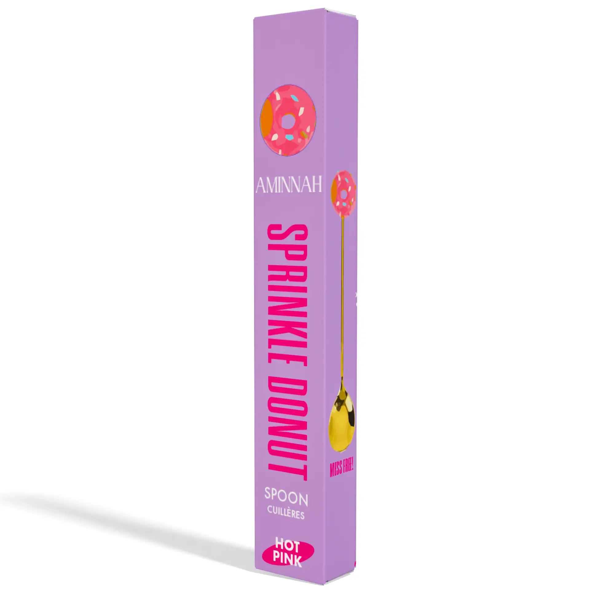 Donut Body Butter Spoon - Adorable Design for Scraping Body Butter, Mess & Waste Free, Tableware, Cutler Stylish Cutlery Kitchen Utensils Enamel