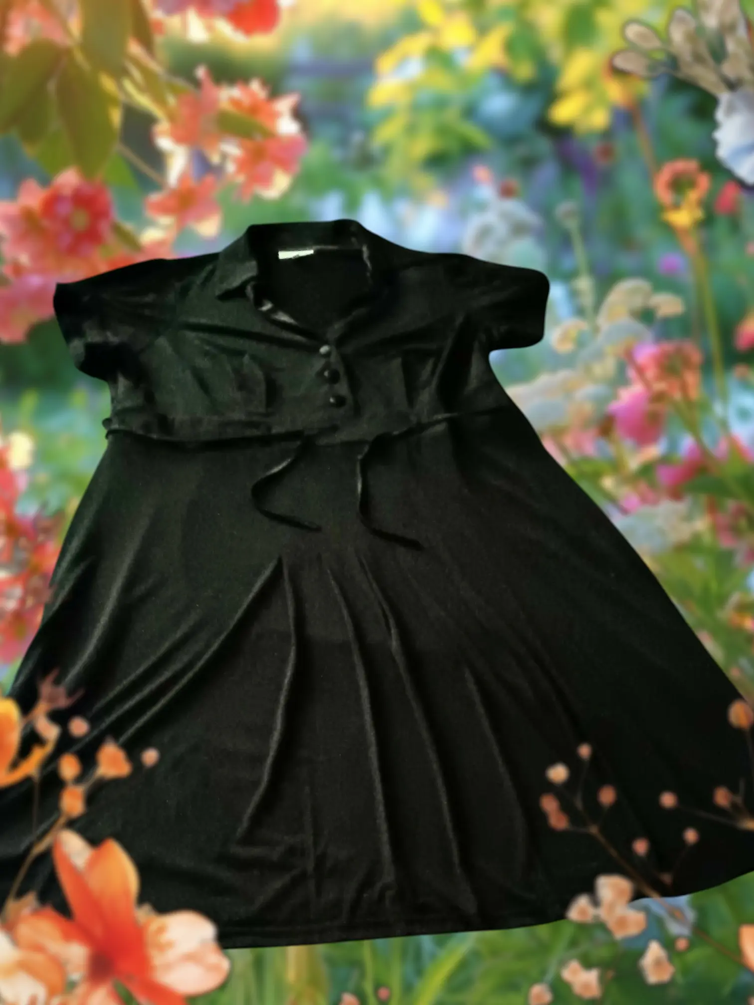 Black Slinky Dress - TikTok Shop