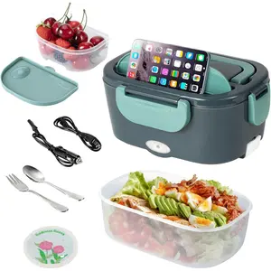Electric Lunch Box  Heater for Adult, 1.5L Large Capacity Heating Bento Box, Portable  Warmer Lunch Box for Office, &
