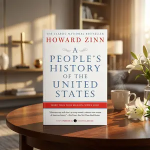 A People's History of the United States: True National Bestselling Paperback Cover Book for U.S. History & Racial Equality Advocacy