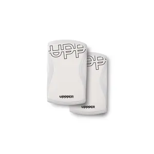 UPPPER Knee Sleeves White 2.0 - 7mm Neoprene, Support for Squats, Powerlifting & Leg Press, Pair