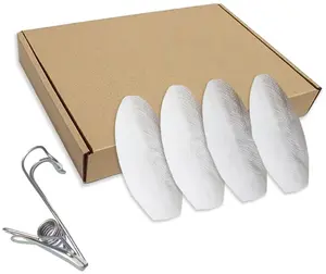 Jmxu's 3.5"-4" Cuttlebone for Birds Parakeets, Cuddle Bone with Metal Clip, Cuttlefish Bone for Sharp Beaks, Natural Birds Calcium for Parrots Cockatiels Tortoises, 4 Pcs