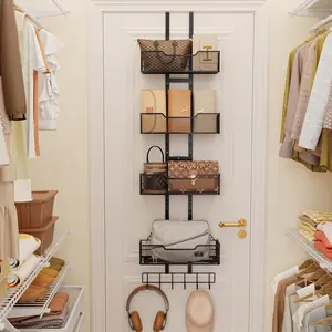 Purse Organizer Over The Door,Purse Holder Handbag Purse Organizer for Closet with 5 Medium