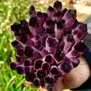 Best Selling Violet Ghost Phantom Quartz Crystal Cluster