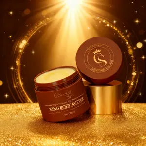 Crowned Skin King Cologne Body Butter -Warm & Sensual Scent, Sandalwood & LeatherOrganic Shea & Mango Butters, MoisturizingFormula,All-Day Fragrance