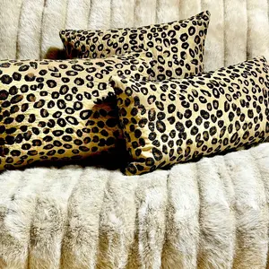 Luxury Cheetah Pillow shams In Three Sizes Animal Print Leopard