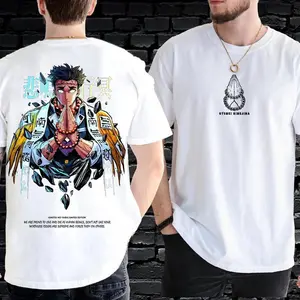 Demon Slayer Character Shirt, Himejima Gyomeii Tee, Anime Color Sweatshirt, Unisex 2024 Hoodie Menswear Top