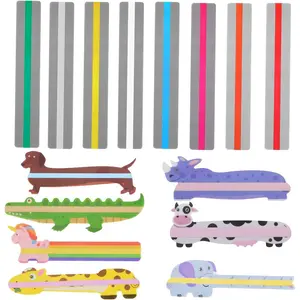 15pcs Dyslexia Reading Tools with Highlighting Colorful Guided Read Strips for Children ADHD Reading Tools for Children and Teachers