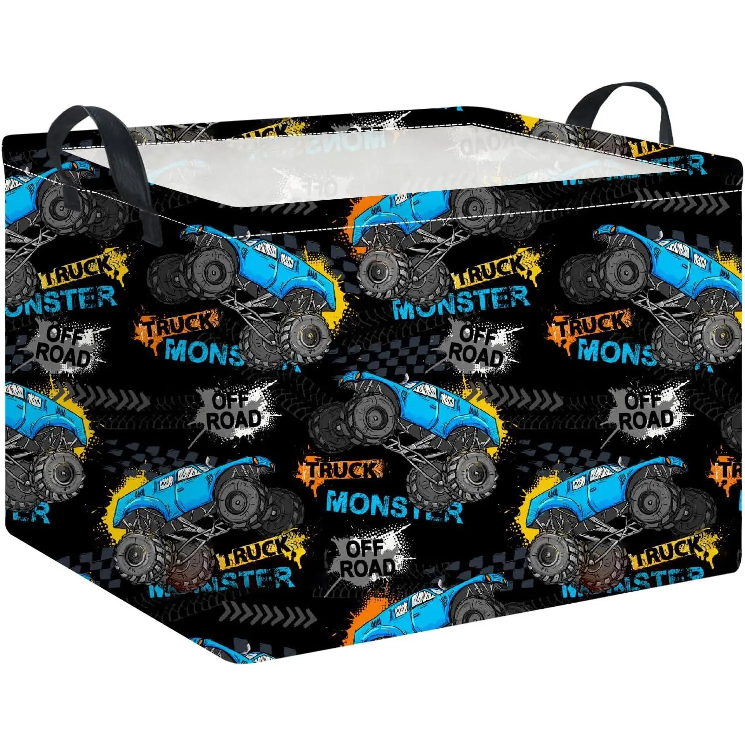 Rectangle Storage Basket with Handles, Collapsible Storage Bin, Books Box, Gift Basket(Truck) Rectangle Storage Basket with Handles, Collapsible Storage Bin, Books Box, Gift Basket(Truck)