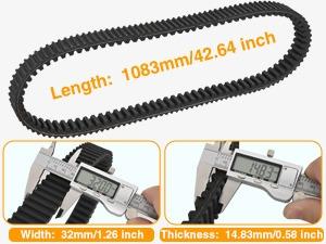 Nilight Drive Belt 3211149 Replacement for Polaris Ranger Extreme Badass CVT Drive Belt Fit for 2013-2019 Polaris Ranger XP 900 1000, 570, Crew 900 ACE 325 Models and More, EPS, Premium, Deluxe,1 Pack