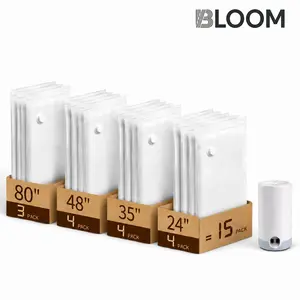 BLOOM LL【2026】9｜   BLOOM LL [2026 Upgrade] 9 Mil Extra Thick Jumbo Vacuum Storage Bags | Large Capacity Compression Bags for Quilts, Clothes & Comforters – Space Saving for Home, Moving & Travel summerwins