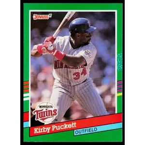 Kirby Puckett 1991 Donruss #490 Minnesota Twins