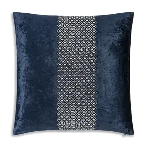 Juliet Bedazzled Crystal Navy Pillow