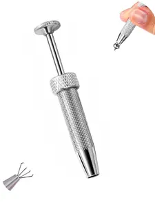 Piercing Taper Ball Grabber Tool for Changing Jewelry Stainless Steel Grabbe Tool for Changing Jewelry Anti-Slip Grip Piercing Ball Grabber Tools