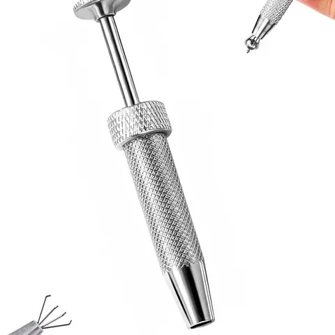 Piercing Taper Ball Grabber Tool for Changing Jewelry Insert Stainless Steel Grabbe Tool for Changing Jewelry Anti-Slip Grip Piercing Ball Grabber Tools Ergonomic Design Durability Effortless Reach Ease of Use Durable