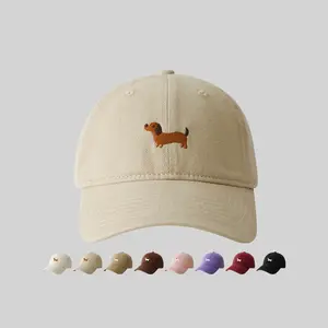 Dachshund Embroidered Baseball Cap – Sun Protection Hat, Unisex Casual Outdoor Style