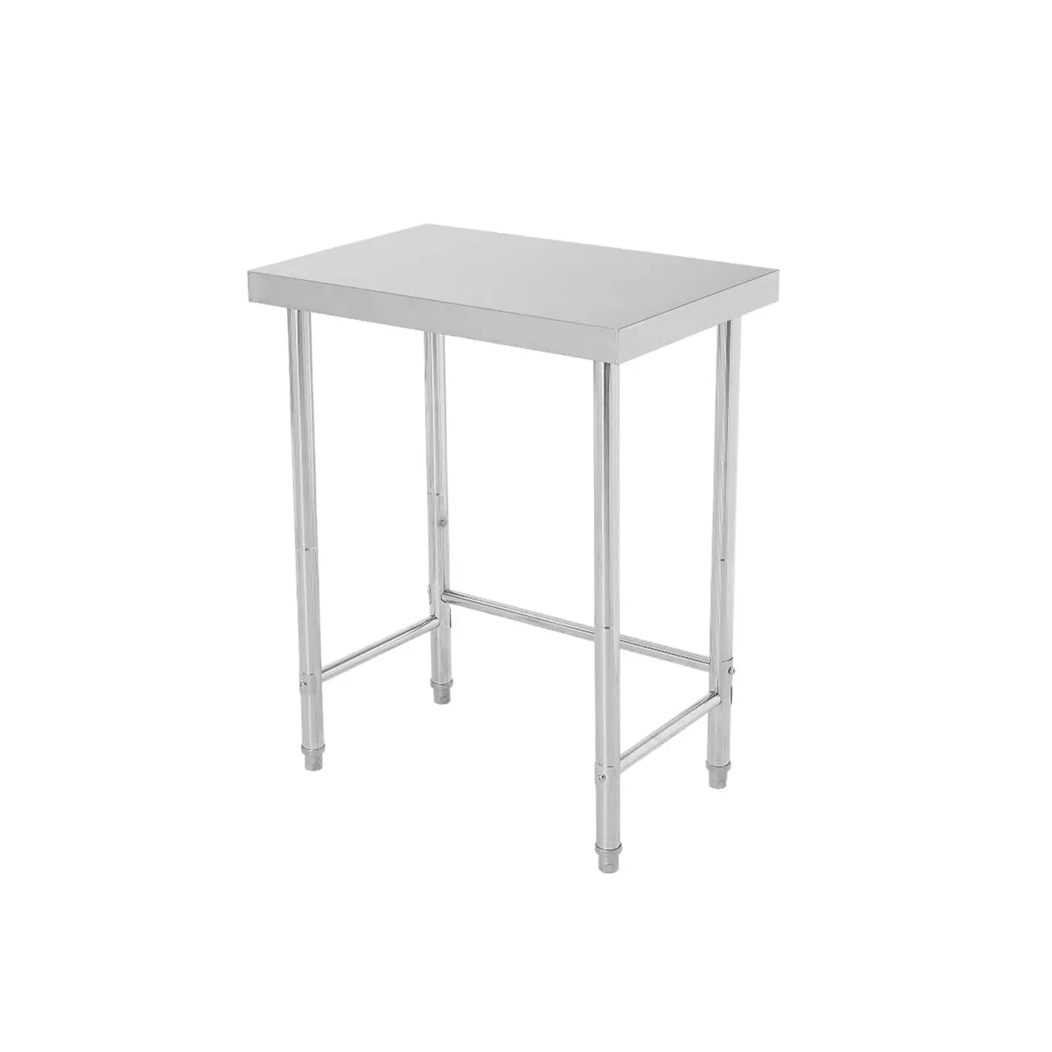 18x28x35 Inch Stainless Steel Prep Table, Heavy Duty Work Table with Open Base, NSF Commercial Utility Worktable for Kitchen, Restaurant, Home, Hotel, Easy to Clean, Rust Resistant