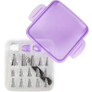 Frosting piping kit cupcake decorating kit tips easy to store and organize in the box cake decorating supplies 33piece