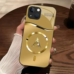 Suitable for [iPhone 13 Mini] high-end MagSafe phone case，Features a magnetic attachment function，Each of the 26 letters has its own unique characteristics, so you can choose one. YM99