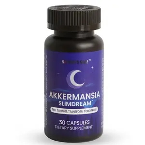 AKKERMANSIA SLIMDREAM Blended Vitamin Supplement - 60 Capsules (30-Day Supply) with KSM-66 Ashwagandha, L-Theanine, Magnesium for Stress Relief, Gut Health