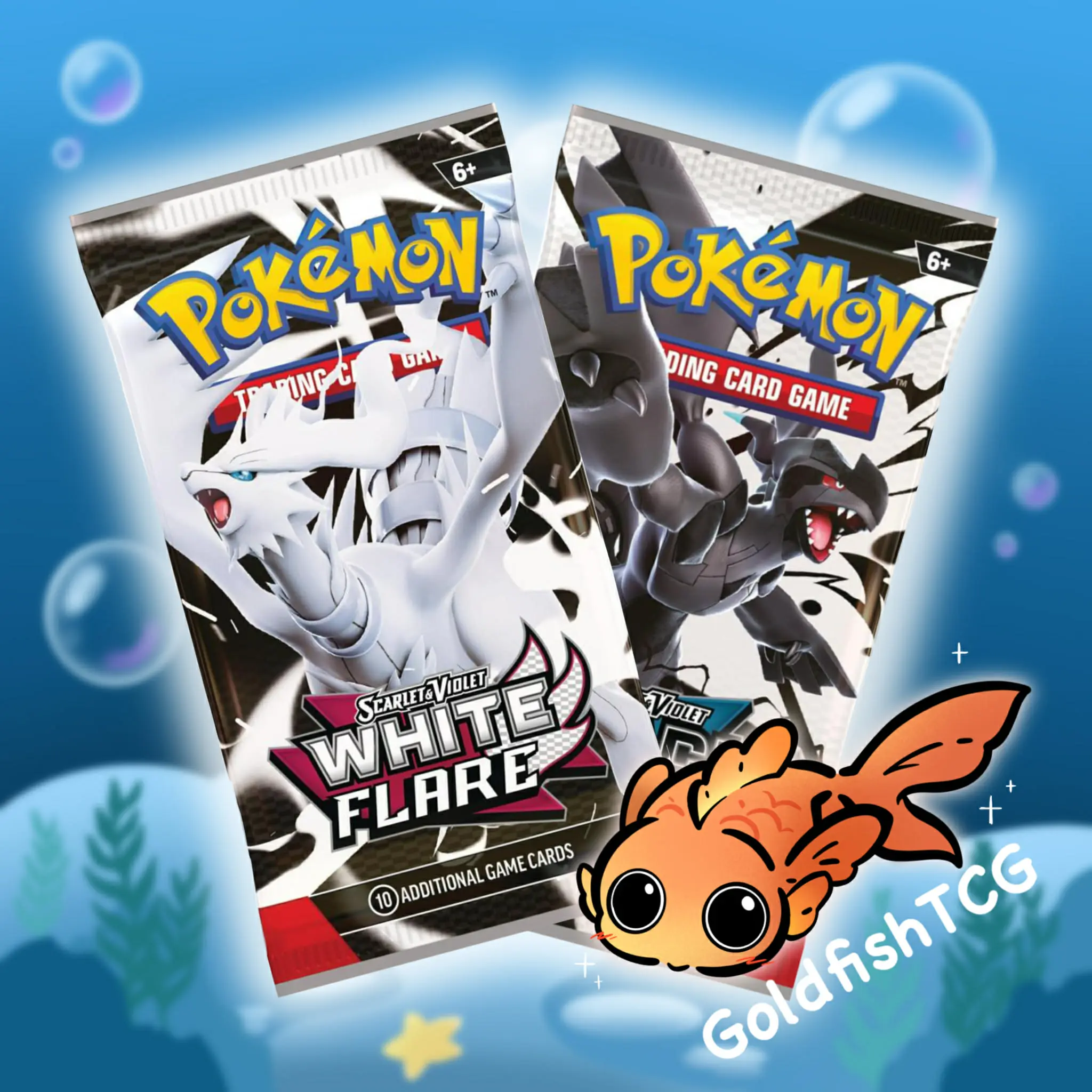 Black Bolt & White Flare Unova Pokmon Booster Pack - TikTok Shop