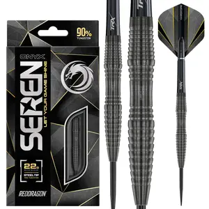 Red Dragon Seren 3 Onyx Steel Tip Darts