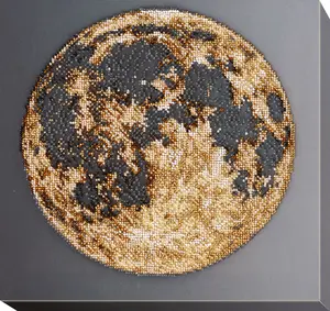 Bead Embroidery Kit - Moon