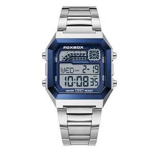 men's digital watch-perfect for students and adult men.Features an alloy case and strap, waterproof design, backlight, and displays time, date, and weekday