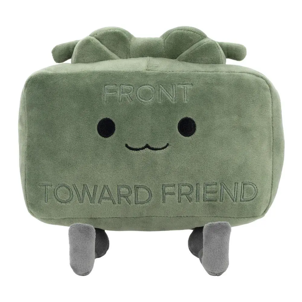 New 20CM Clay  the Claymore Plush Doll Kawaii Green Square Doll Pillow Accessories Gift Collection Model For Kid Birthday Gifts
