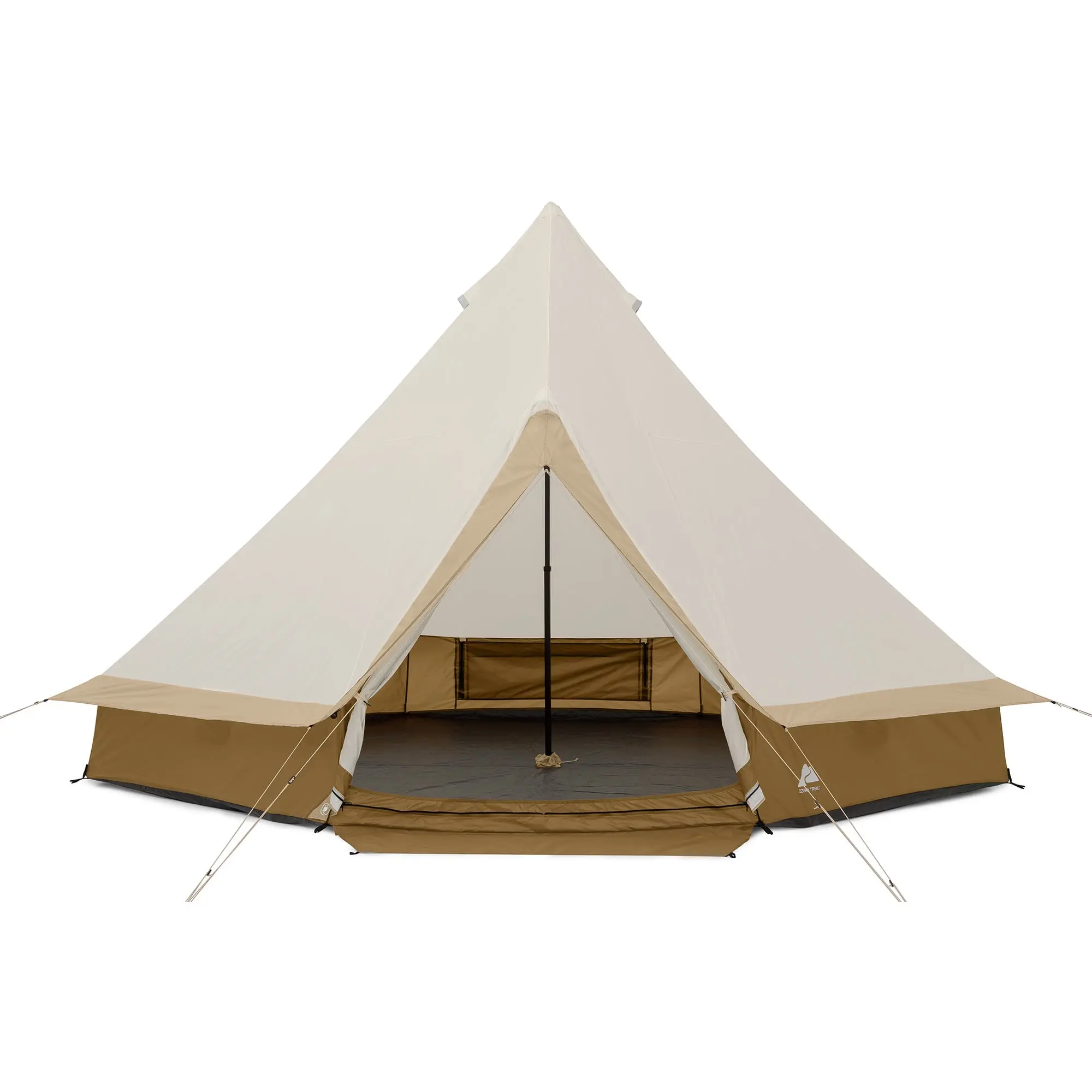 Ozark Trail 8-Person Bell Tent with String Lights, 15 ft x 15 ft, 22.57 lb