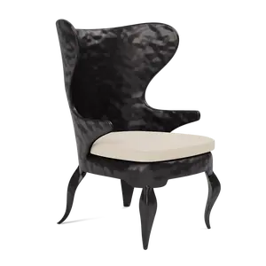 Timeless Minimalist Wingback Balloon Accent Chair