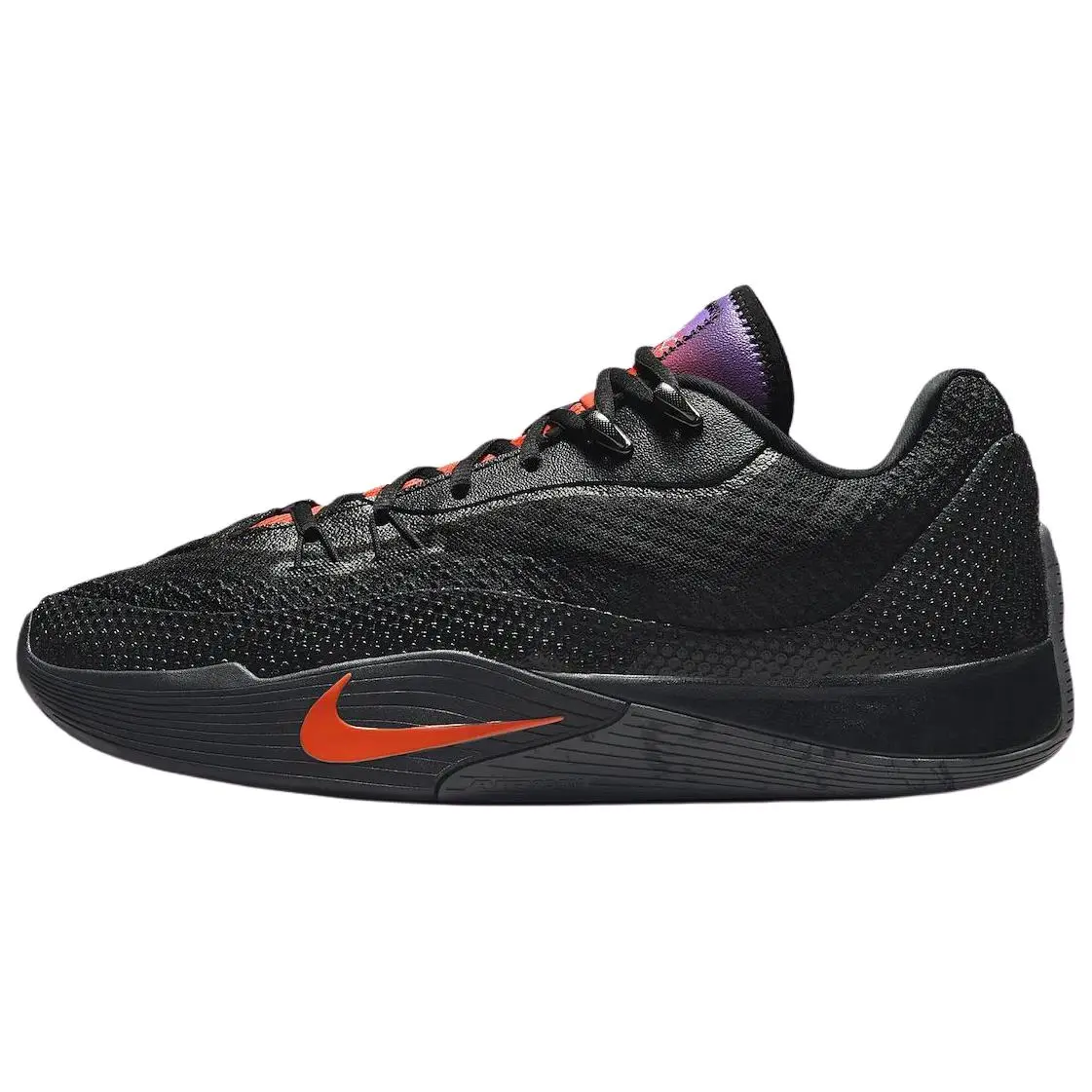 Nike S.t. Flare Abrasion Resistant Low Top Basketball Shoes Unisex Black Comfort IH7327-080