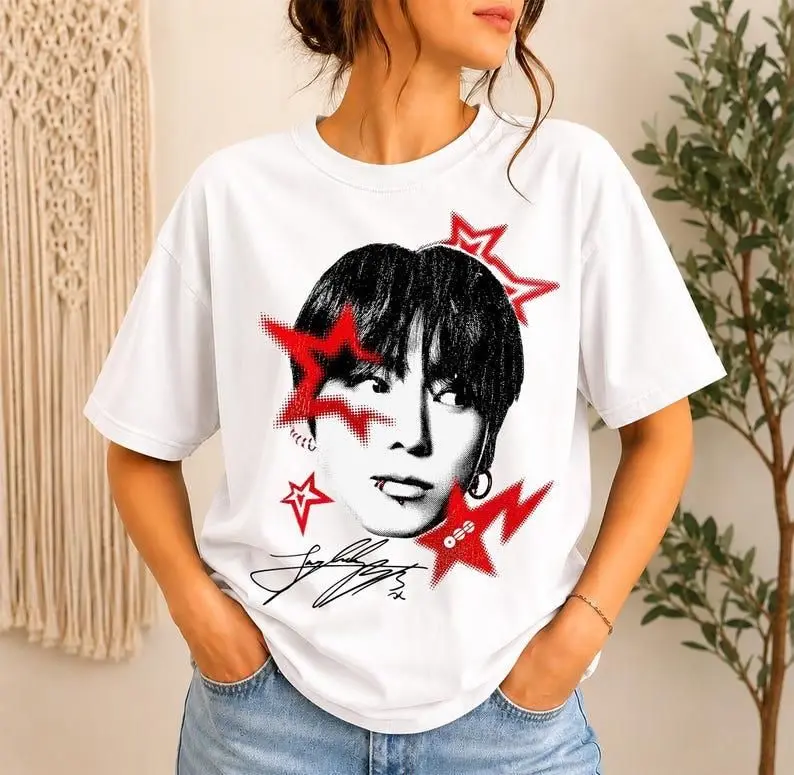 Vintage 90s Graphic Style Jungkook JK T-shirt, Retro Jungkook Tee, Jungkook Kpop Fan Sweatshirt Shirt Gifts For Man and Women