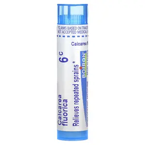 Boiron Calcarea Fluorica, 6C, Joint Pain Relief, Approx. 80 Pellets