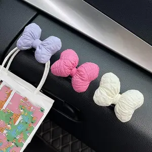 JOYTUTUS Car Display Screen Bowknot Ornament Cute Creative Hook Center Console Dashboard Decoration for High-End Aesthetics Valentine's Day Travel Essential Two-in-One Functionality Car Interior Accessory