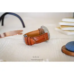 Alligator Watch Strap - Cognac