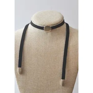 Tamara Black Wrap Around Choker Necklace